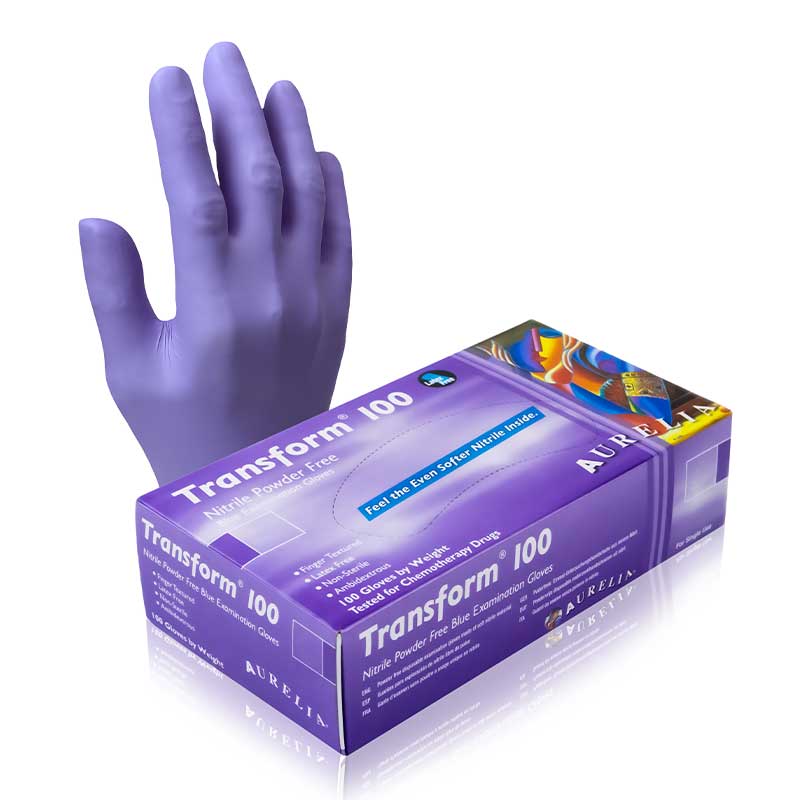 Aurelia Transform Nitrile Gloves 200pk SafetyGloves.co.uk